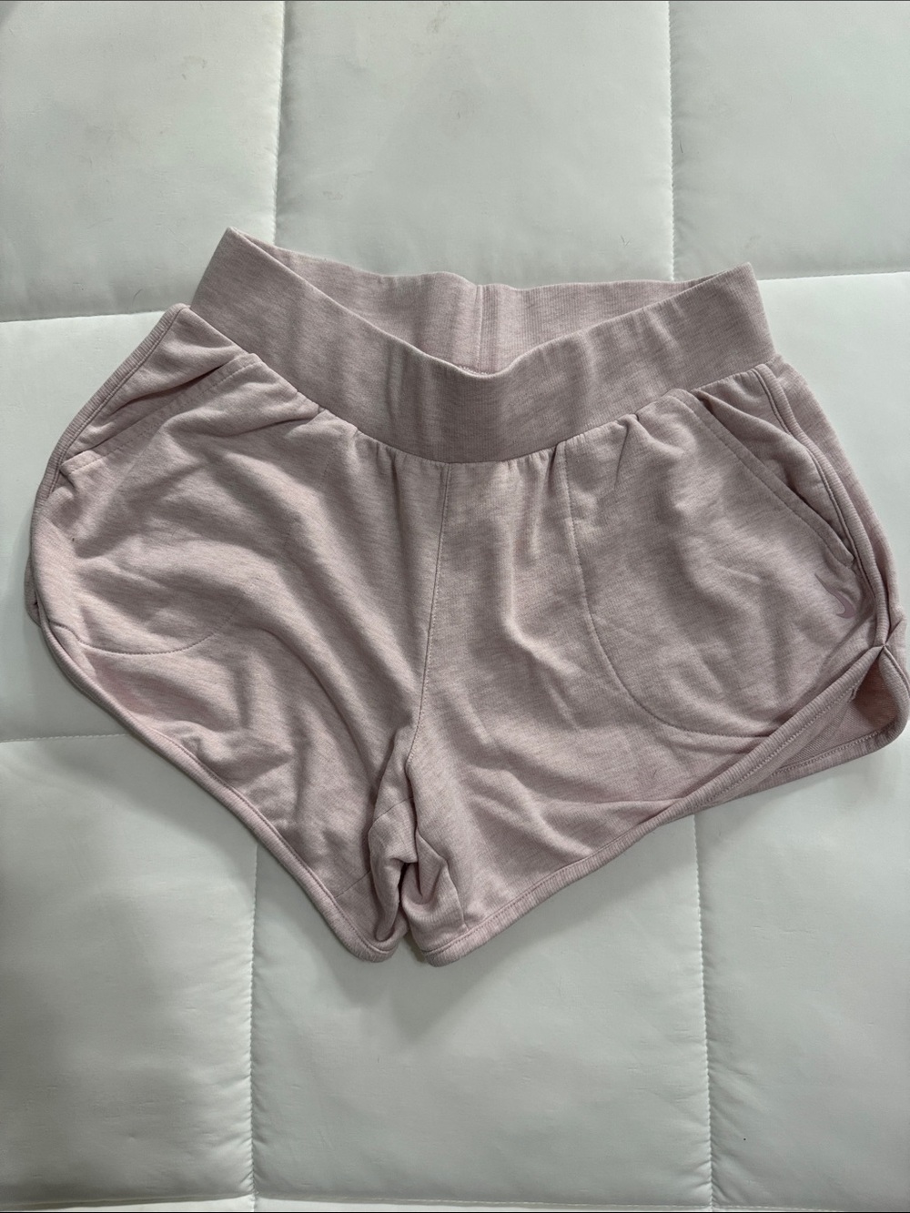Nike Women's Light Pink Athletic Shorts yoga